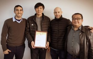 Jiangsu Blue Sky - winner of 1st place - Nayax's OEM Partner of 2016