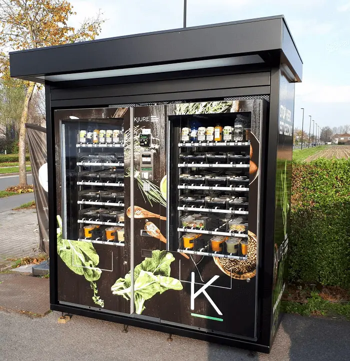 Vending machines and micro markets can offer healthy food options