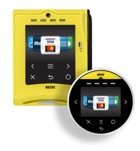 Nayax solutions offer solutions for cashless vending with the Onyx and VPOS Touch payment devices - introduce contactless payments, mobile payments, credit and debit cards, QR codes and prepaid cards for higher sales volume.