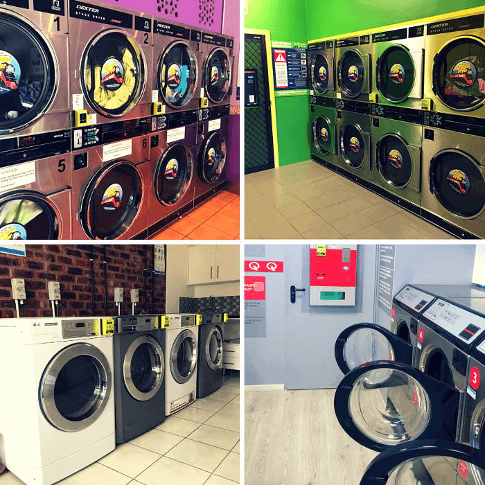 There are several ways to set up your washers and dryers to optimize your laundromat’s efficiency and there are also several pay laundry machine system configurations.