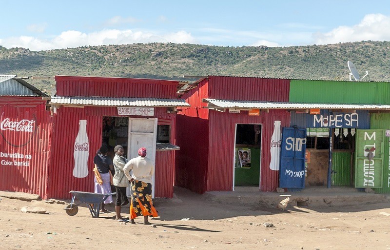 M-Pesa mobile banking for the unbanked as sold in Kenya