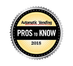 Nayax's payment team wins Automatic Merchandiser's 2018 Pros to Know award