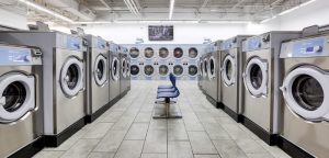 card-operated laundry machines