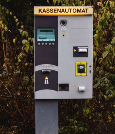 Kassenautomat ticket machine