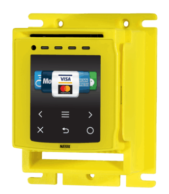Nayax's VPOS Fusion a cashless payment solution with bill validator support, all in one device
