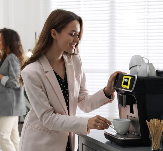 Service de machines à café de bureau